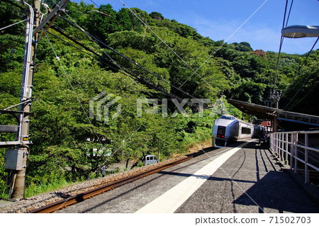 伊豆北川站JR 651系列特快伊豆Crail（靜岡縣東伊豆） 71502703