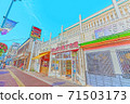 [Anime style] Hokkaido Hakodate Scenery around Hakodate Morning Market 71503173