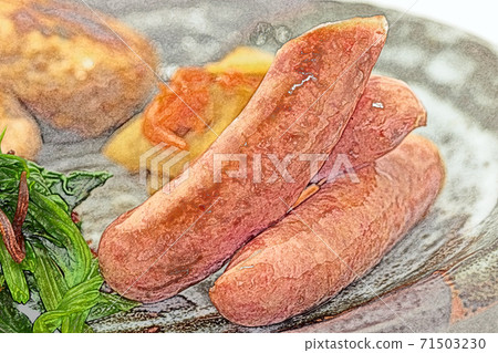 家常和質樸的自製“一盤菜”彩色鉛筆素描風格 家常和質樸的自製“一盤菜”彩色鉛筆素描風格 71503230