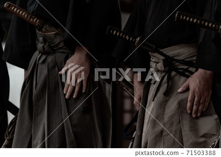 Swordplay demonstration 71503388