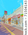 [Anime style] Hokkaido Hakodate Scenery around Hakodate Morning Market 71504143