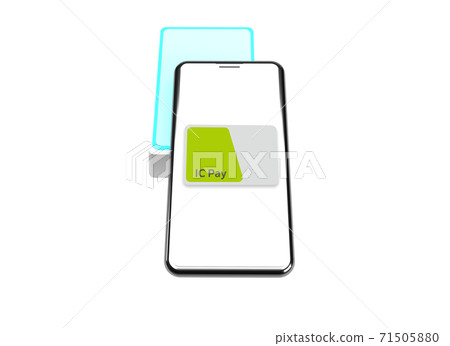 Image of electronic payment with smartphone Image of electronic payment with smartphone 71505880