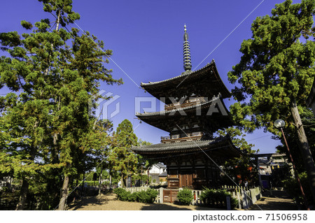 Kudaraji Temple Mie Pagoda, Koryo Town, Kitakatsuragi District, Nara Prefecture 71506958
