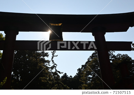 Torii of Fujiyoshida Asama Shrine 71507515