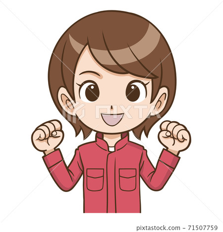 Guts pose mechanic woman Guts pose mechanic woman 71507759