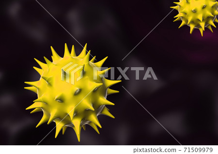 Virus illustration. 71509979