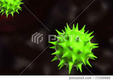 Virus illustration. Virus illustration. 71509980