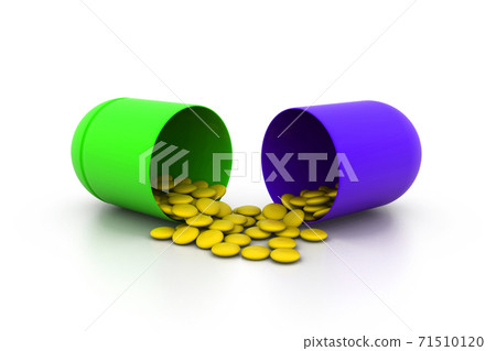 Open medicine capsule 71510120