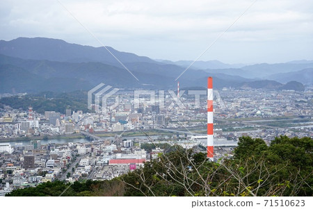 Nobeoka: The junction of the Gokase and Ose rivers Nobeoka: The junction of the Gokase and Ose rivers 71510623