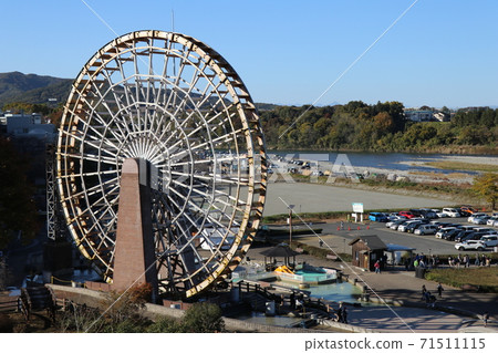 Saitama Prefectural River Museum Large Water Wheel 71511115