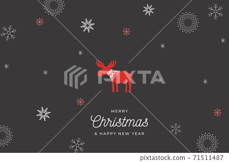 Winter Christmas Abstract Vector Background and Frame Winter Christmas Abstract Vector Background and Frame 71511487