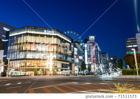 名古屋市中區西木榮弘弘寺通榮穿越城市景觀 71511573