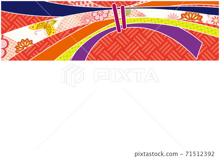 捆綁式Toshito新年賀卡模板背景素材 捆綁式Toshito新年賀卡模板背景素材 71512392