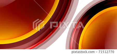 Circles and bubbles abstract background. Fluid liquid round shapes for web banner, app or poster Circles and bubbles abstract background. Fluid liquid round shapes for web banner, app or poster 71512770