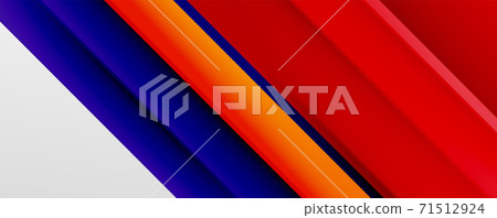 Geometric abstract backgrounds with shadow lines, modern forms, rectangles, squares and fluid gradients. Bright colorful stripes cool backdrops 71512924