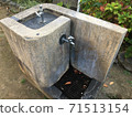 An old drinking fountain in the park 71513154