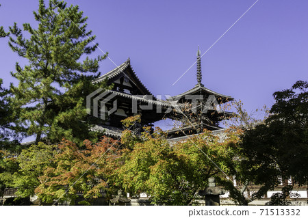 Horyuji Temple Five-storied Pagoda, Ikaruga Town, Ikoma District, Nara Prefecture Horyuji Temple Five-storied Pagoda, Ikaruga Town, Ikoma District, Nara Prefecture 71513332