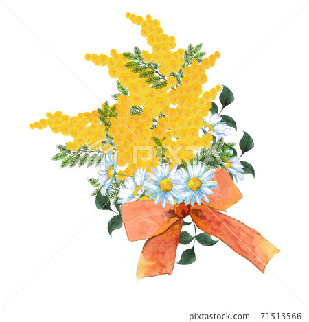 Mimosa and Margaret bouquet 71513566