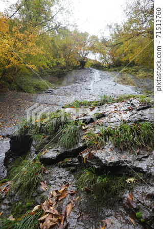 Autumn Bunju Waterfall Autumn Bunju Waterfall 71513760