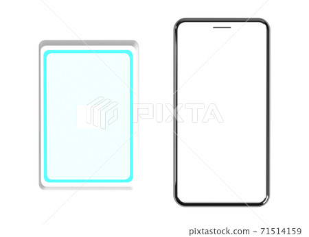 IC card reader and smartphone set with electronic payment image 71514159