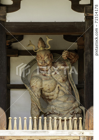 Horyuji Temple Nakamon Nio Statue, Ikaruga Town, Ikoma District, Nara Prefecture Horyuji Temple Nakamon Nio Statue, Ikaruga Town, Ikoma District, Nara Prefecture 71514178
