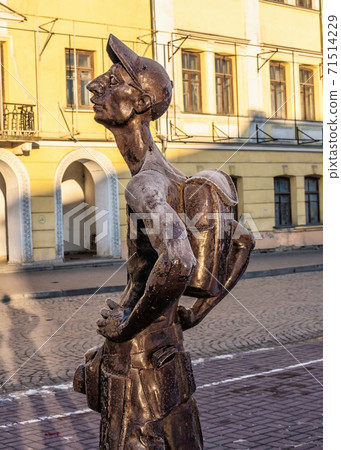 Tourist monument in Kamianets-Podilskyi, Ukraine 71514229