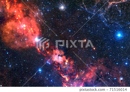 Nebula, cluster of stars in deep space. Elements of this image furnished by NASA 71516014