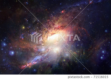 Beautiful galaxy. Elements of this image furnished by NASA 71516015
