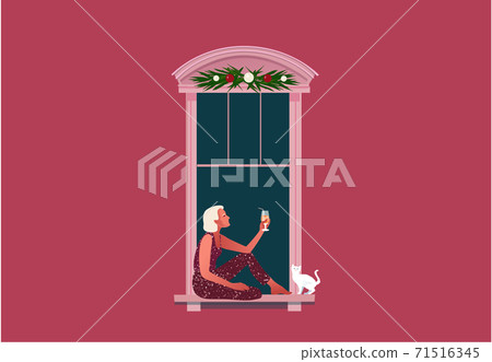 Window frames with neighbors doing daily things Window frames with neighbors doing daily things 71516345