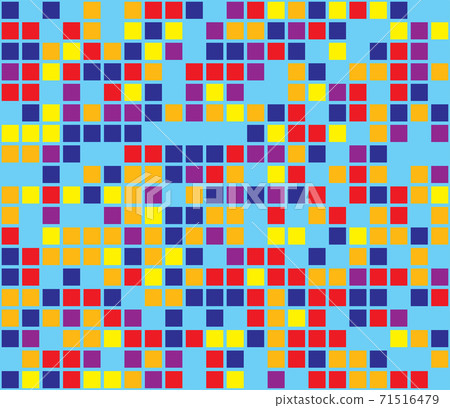Color mosaic. Colorful background. Abstract seamless pattern. Vector illustration. Color mosaic. Colorful background. Abstract seamless pattern. Vector illustration. 71516479