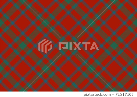 Plaid pattern seamless. Check fabric texture. Stripe square background. Vector textile design. 71517105
