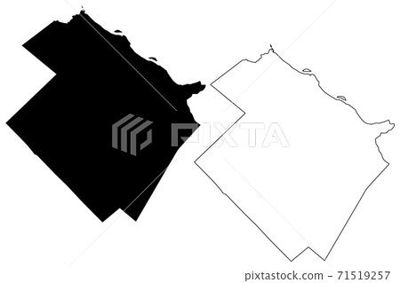 Ste. Genevieve County, Missouri (U.S. county, United States of America, USA, U.S., US) map vector illustration, scribble sketch Sainte Genevieve map 71519257