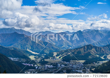 Niigata Echigo Yuzawa Yuzawa Kogen Alpine Village Ropeway and Alps Mountain Range 71519600