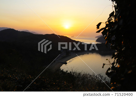 Naoshima scenery sunset 71520400
