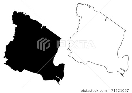 Essex County, New Jersey (U.S. county, United States of America, USA, U.S., US) map vector illustration, scribble sketch Essex map 71521067