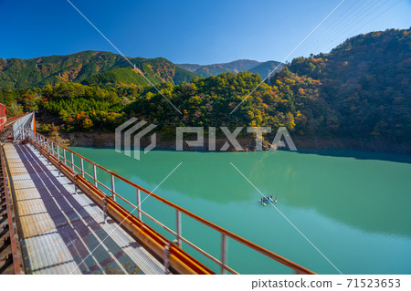 From the train window of Okuoikojo Station Ikawa Line From the train window of Okuoikojo Station Ikawa Line 71523653