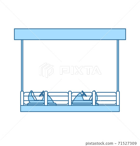 Bumper Cars Icon Bumper Cars Icon 71527309