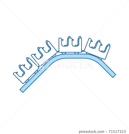 Small Roller Coaster Icon 71527323