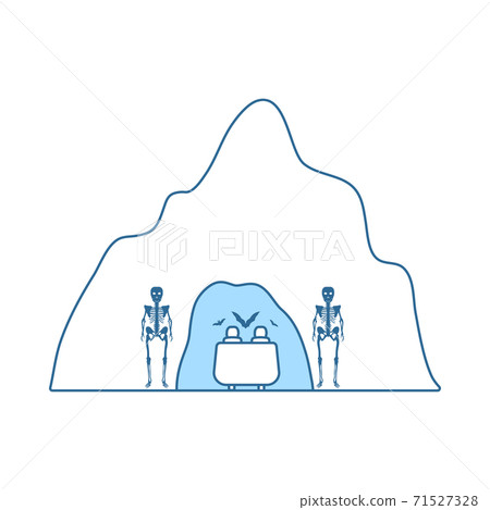 Scare Cave Icon Scare Cave Icon 71527328