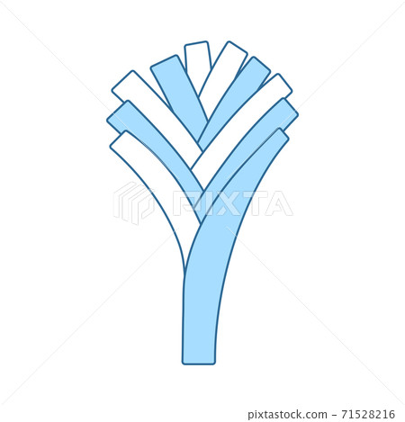 Leek Onion Icon 71528216