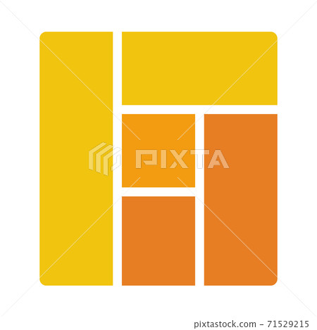 Icon Of Parquet Plank Pattern 71529215