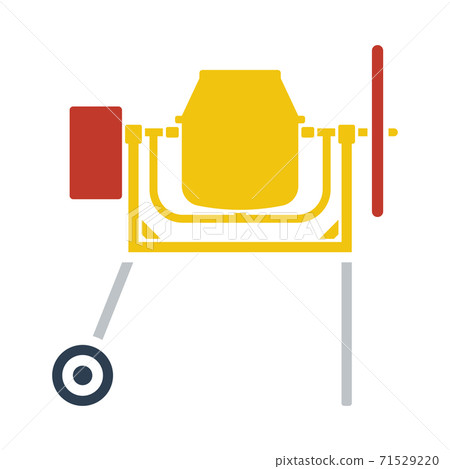 Icon Of Concrete Mixer 71529220