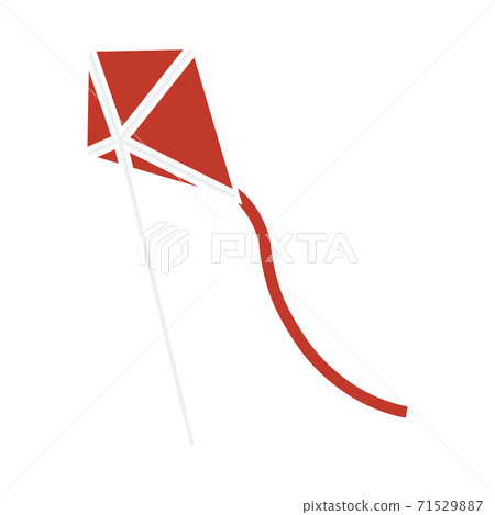 Icon Of Kite In Sky Ui Colors 71529887