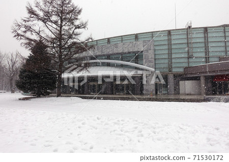 Sapporo Nakajima Park Winter snowy day Sapporo Nakajima Park Winter snowy day 71530172