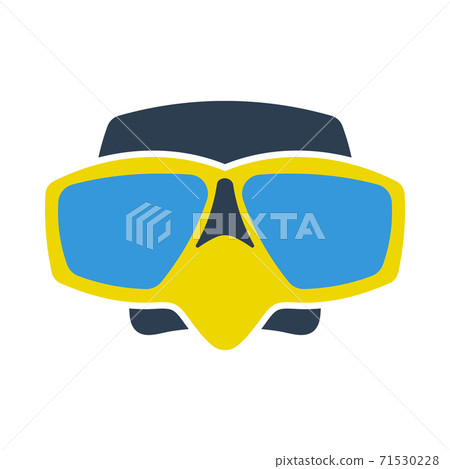Icon Of Scuba Mask 71530228