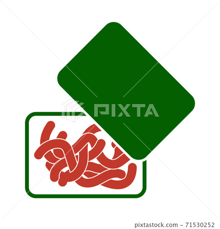 Icon Of Worm Container Icon Of Worm Container 71530252