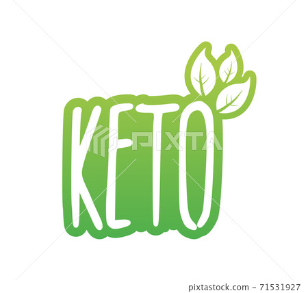 Ketogenic diet logo sign. Keto diet. Vector illustration. 71531927