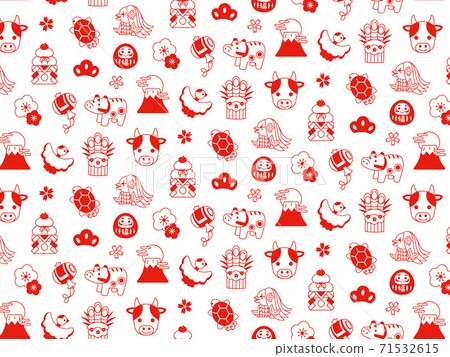 2021年的無縫圖案背景壁紙 71532615