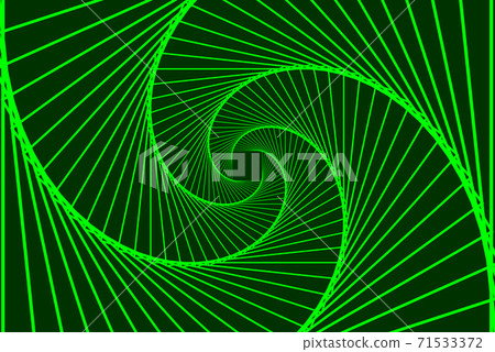 Rotating concentric squares, Square optical illusion pattern - green, Geometric abstract background 71533372