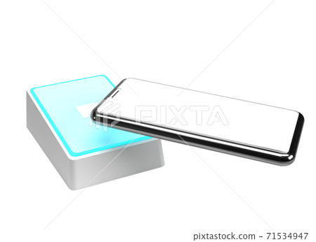 使用智能手機進行電子支付的圖像 71534947